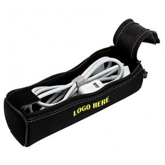 Neoprene Computer Cable Organizer Travel Case